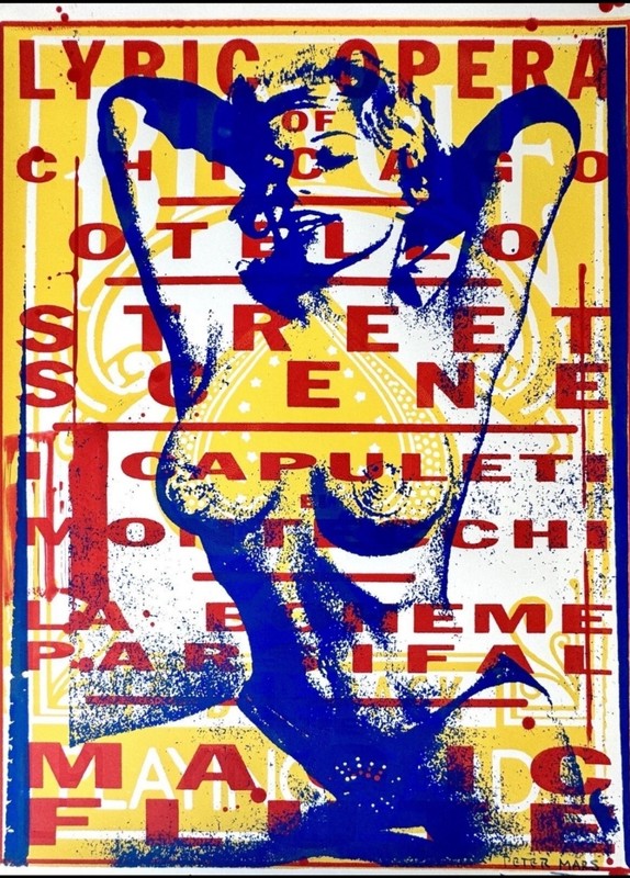 Peter Mars Silk Screen Lithograph - Signed - OOAK!