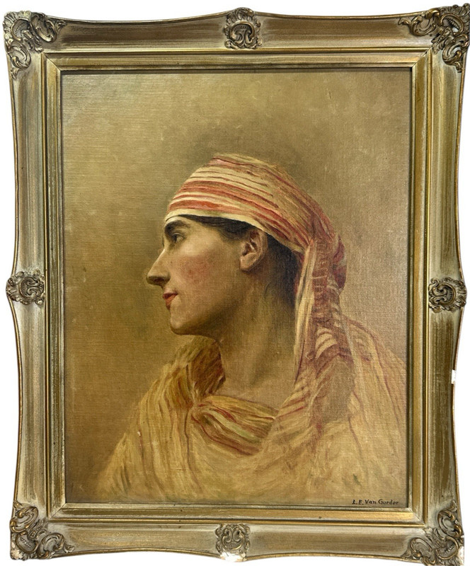 Luther Emerson Van Gorder 1861-1931 Paris Series Oil Canvas Over Artists Board