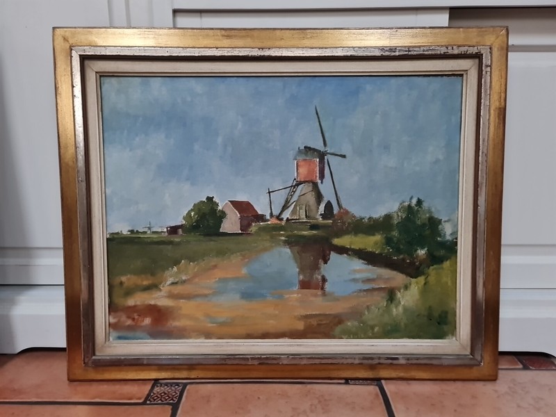 Oil painting Robert Schwarz Düsseldorf 1899 – 1962