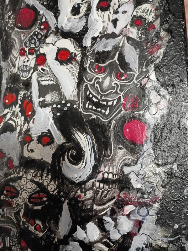 hand painted skateboard deck gallery