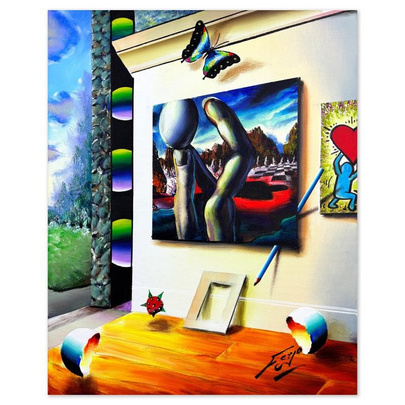 Ferjo, Original Painting on Canvas, Hand Signed with Letter of Authenticity.
