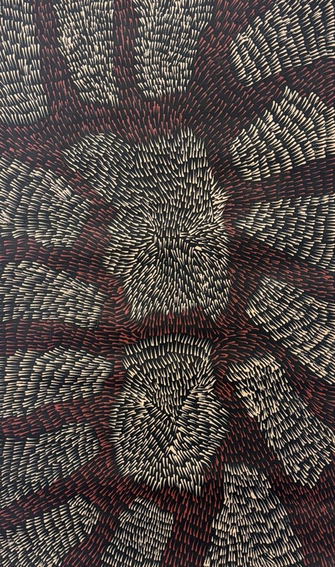 Patricia Kamara 💕Aboriginal Art 71cm X 40cm COA Supplied PK36B