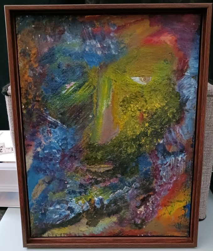 Framed Original 12 x 16 Painting: Acrylic on Canvas