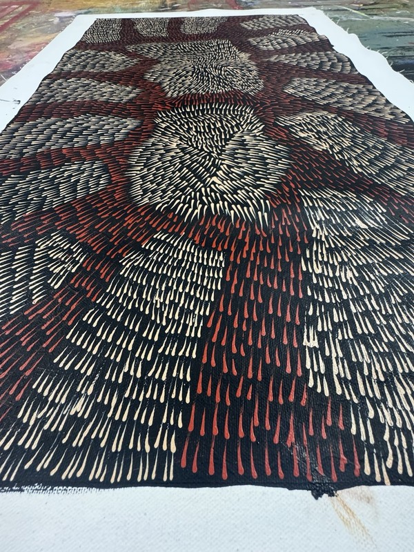Patricia Kamara 💕Aboriginal Art 71cm X 40cm COA Supplied PK36B gallery