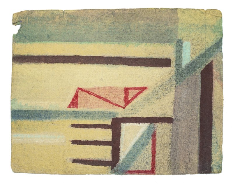 Walter Hertzsch – O.T. – Mixed media on clay paper – o.J.
