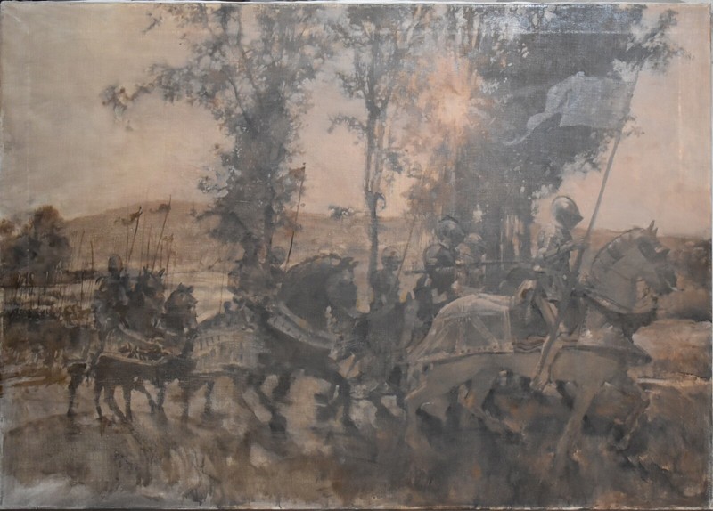 STANLEY HUNTER-Original Oil Illustration-4 Plays of George Bernard Shaw-St Joan