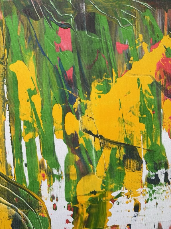 Original Abstract Composition, Oil Painting, Expressionism, 116.0 x 75.0 cm. gallery