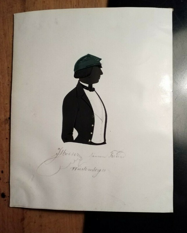 Student Student Green Striker Circa 1840s - Silhouette Silhouette Name?