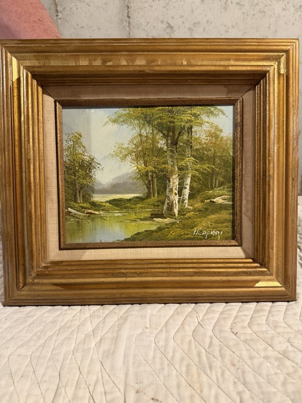 Irene Cafieri Oil Painting With Certificate