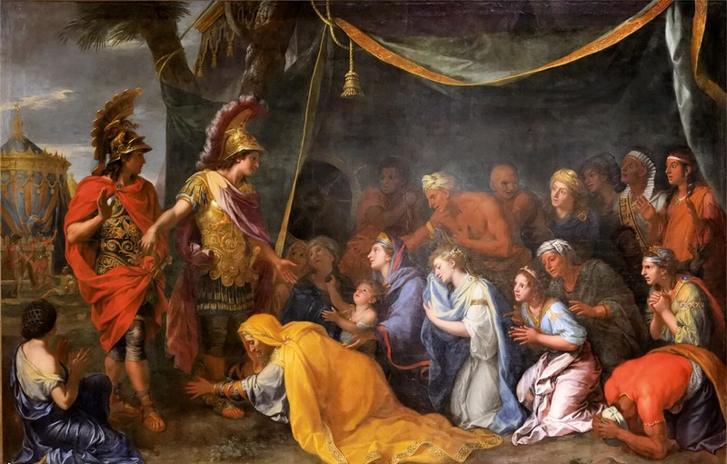 High-quality oil painting Family of Darius at the Feet of Alexander 36*48 in