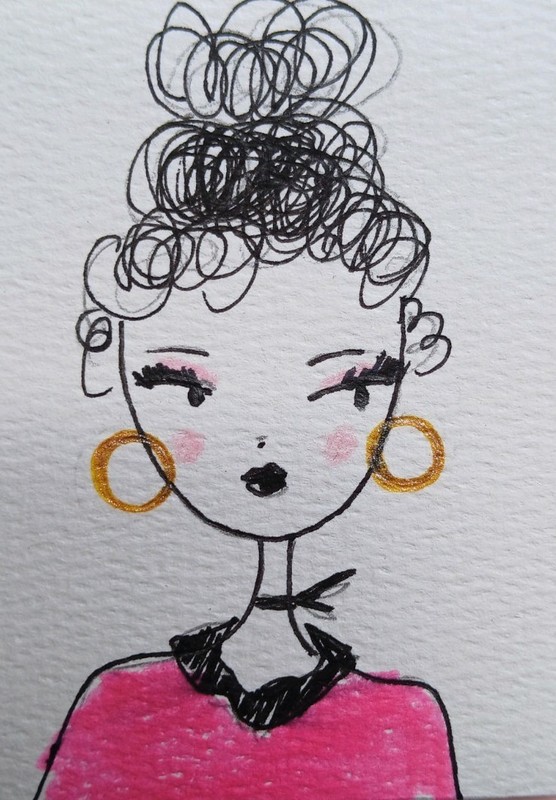 Aceo Mixed Media Art Card