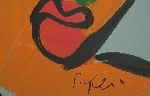 Original Peter Robert Keil abstract oil painting on board size 16 x 24 inches gallery