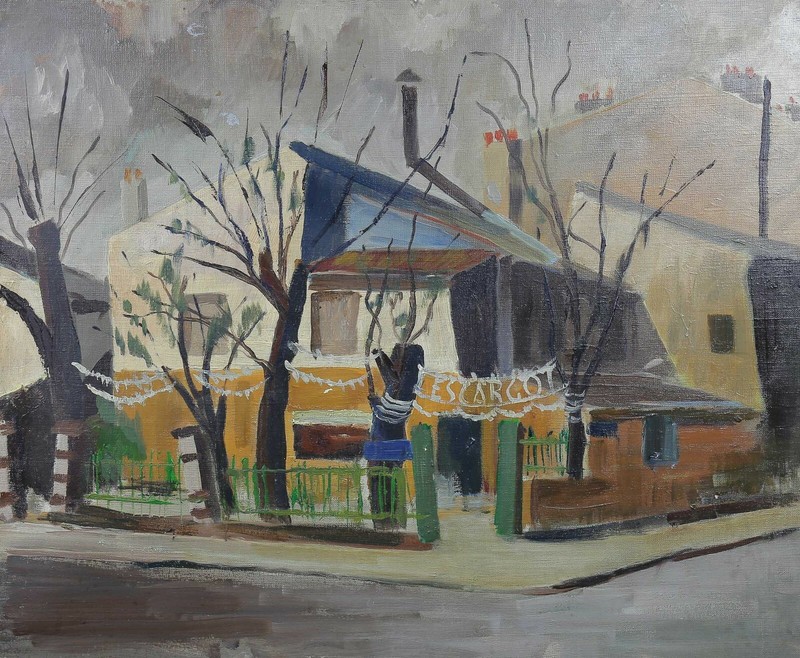 Entourage Elisee MACLET(1881-1962) Guinguette L’Escargot Puteaux Paris France