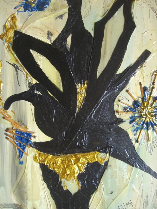 ::OIL PAINTINGS °ABSTRACT COMPOSITION MODERN ART ° ART BRUT (?) OUTSIDER SIGNED gallery