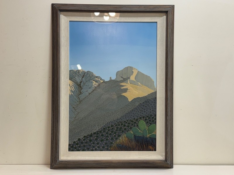 “The Notch” Acrylic on Board Signed Dave Sherwin Parker Framed gallery