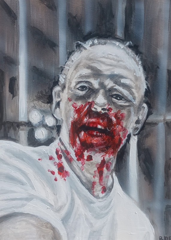 Hannibal Lecter Portrait By Brandy Devoid