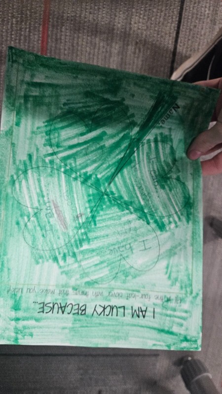 A cool green paper, made in 20 minutes but great skills