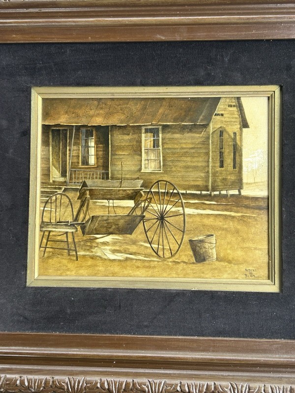 Listed California Painting Oil On Board Robert H.Blair “Out Front” #267 8×10 In