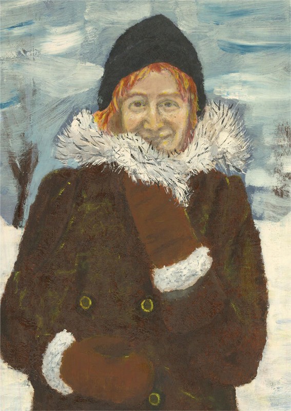 Mid 20th Century Oil – Snow Day