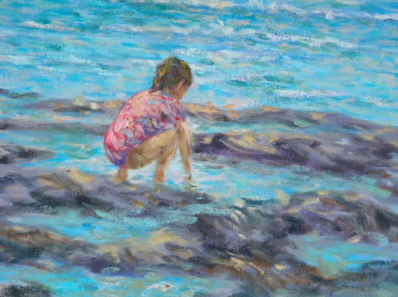 Ara Hakobyan In the beach Painting gallery