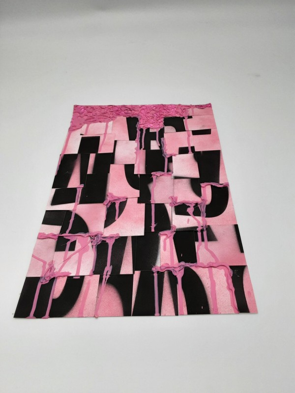 Typography Text Based Original Art by Arizona Artist Otis Bruhserko gallery
