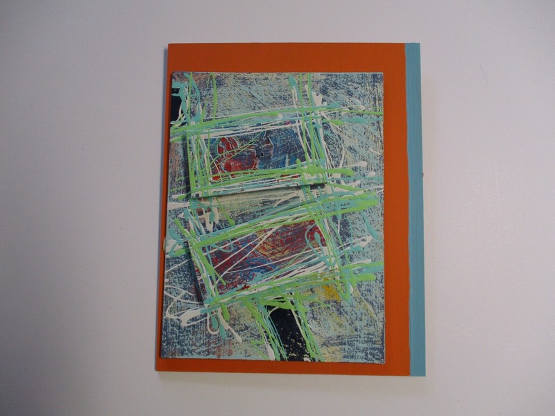 TSS PAINTING MODERNIST AMERICAN ABSTRACT SCULPTURE EXPRESSIONIST PAINTING