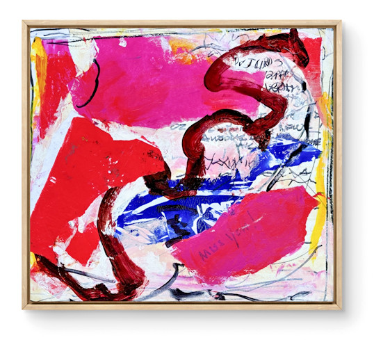 STEVEBARTZ ORIGINAL ART «POST CARDS #6» 14X17 GALLERY THICK PAPER FINE ART HOME