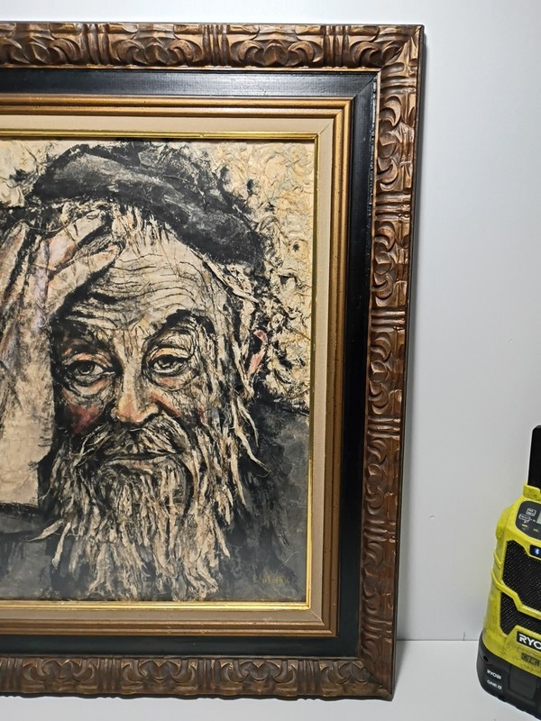 Abraham Rattner mixed media artwork American artist 27.5x23.5 gallery