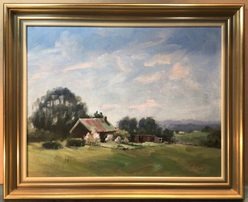 Patricia Moran 1978 Spring Morning Eltham Framed Oil Painting
