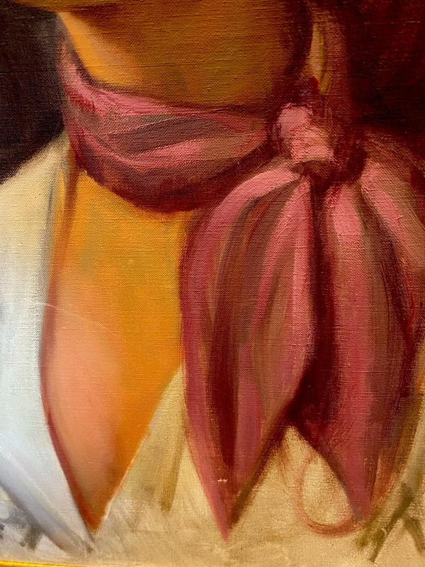 Stanley Gordon Rochester NY Original Oil Portrait of Sophia Loren Signed 1982 gallery