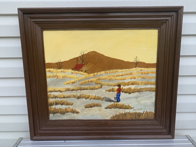 Betty Hay Freeland original painting “Kimo’s House, At Home In Hawaii”