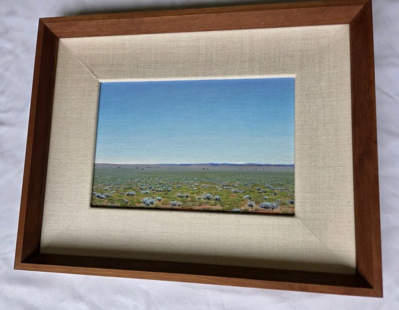 Linda Lillegraven - Open Range Cows 1996 Oil On Masonite Framed Signed Original gallery
