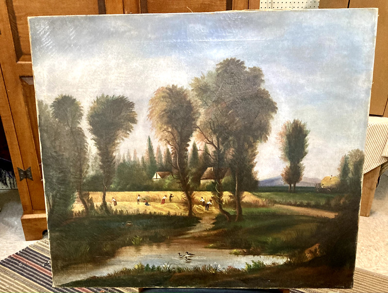 Antique Oil On Canvas. Simply Beautiful Work. 30×25