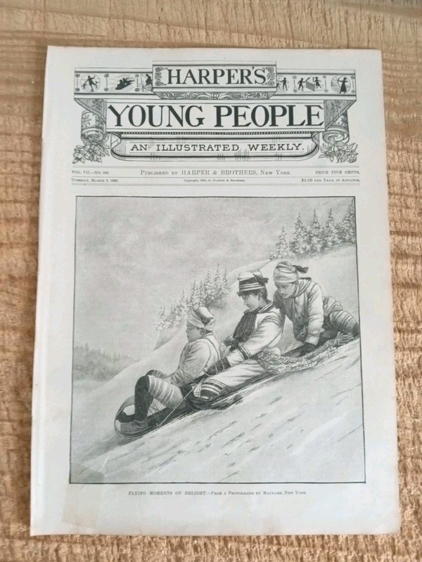 HARPER PRINTS.10 RANDOM ORIGINAL ENGRAVINGS FROM 1886#3.FREE SHIPPING gallery