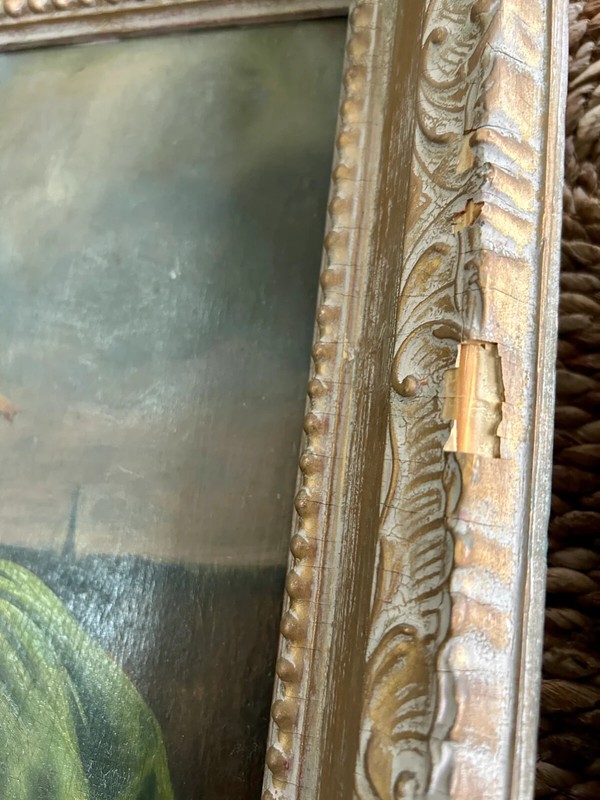 Pair of Antique Italian Oil Paintings gallery