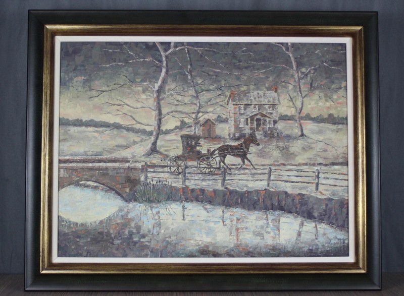 Ken Newport, Indiana original painting "Country Doctor" 18" x 24" oil on canvas gallery
