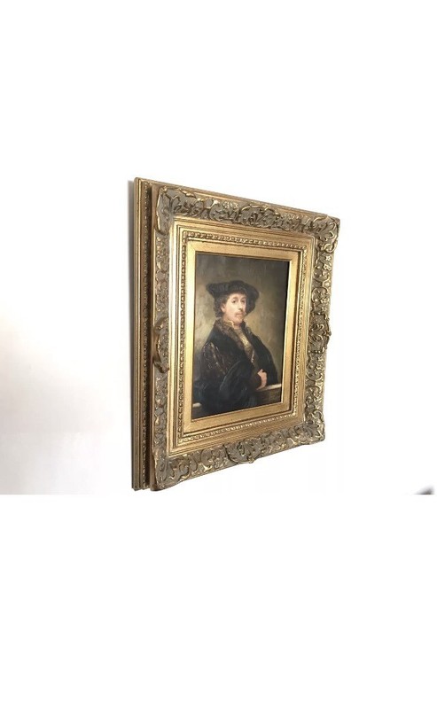 • beautiful rare original certified oil painting high quality gallery