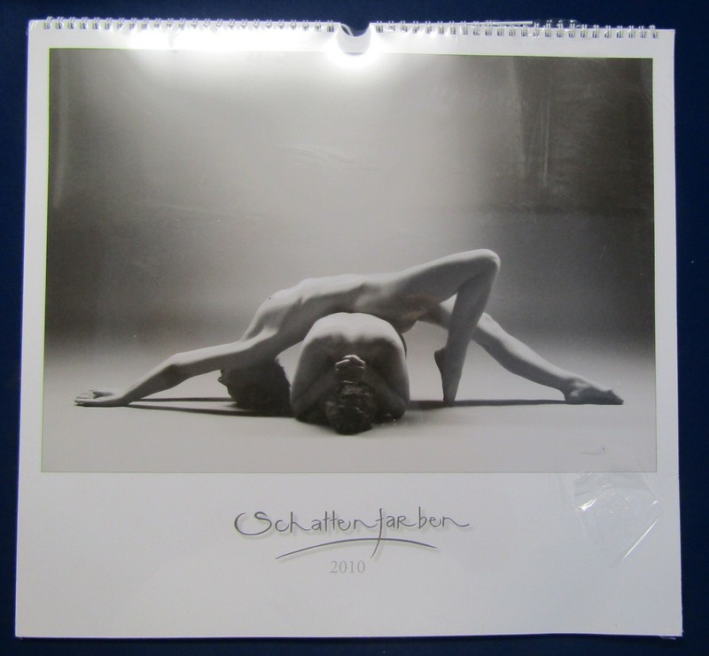 New Calendar Shadow Colors 2010 Sculptural Nudes in B/W Collectors Rare JS