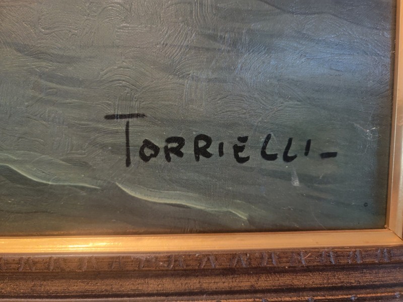 Magnificent Moonlight Fishermans Village By A.Torrielli gallery