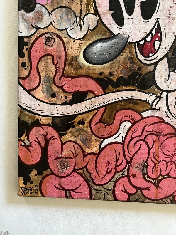 “Triclops Innards” Frank Forte Lowbrow Pop Surrealism Original Art Painting gallery