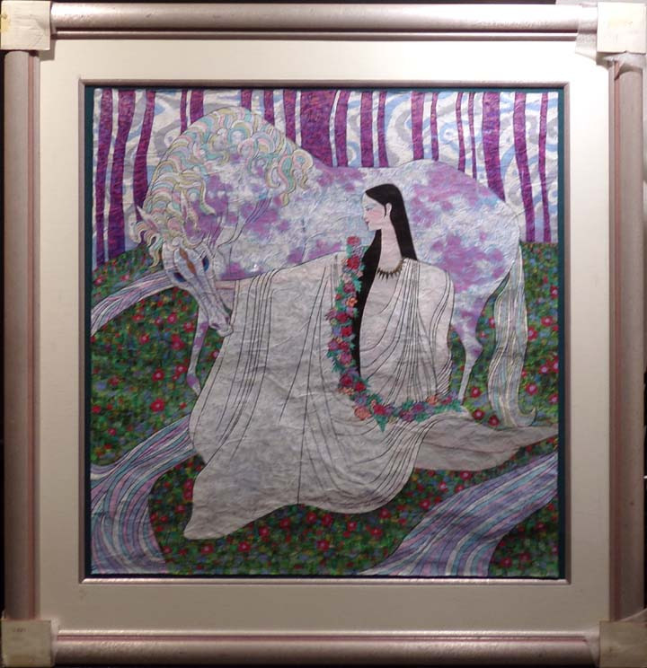 Lin Chong Original Acrylic Painting Hand Signed Make and Offer!