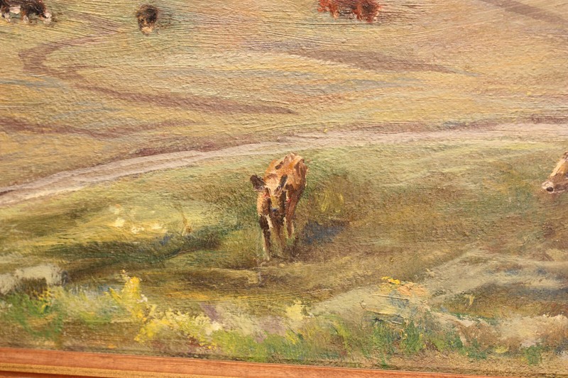 CALIFORNIA PLEIN AIRE LANDSCAPE OIL ON CANVAS BY AGANETTA WIEBE gallery