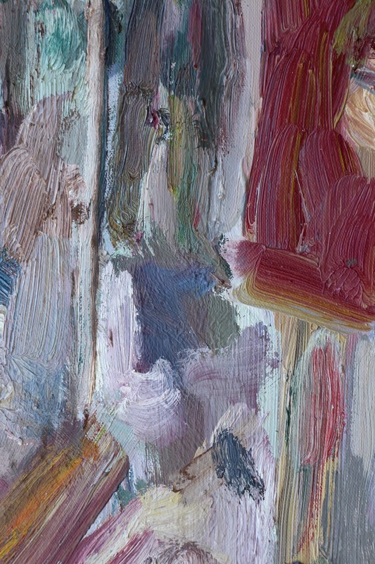NYC Subway #3 Impressionism Landscape John Kilduff Oil 48x24 gallery