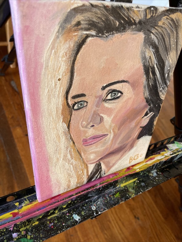 Kristen Wiig Portrait Acrylic Painting 8x10 | Wonder Woman 1984 Movie Art gallery