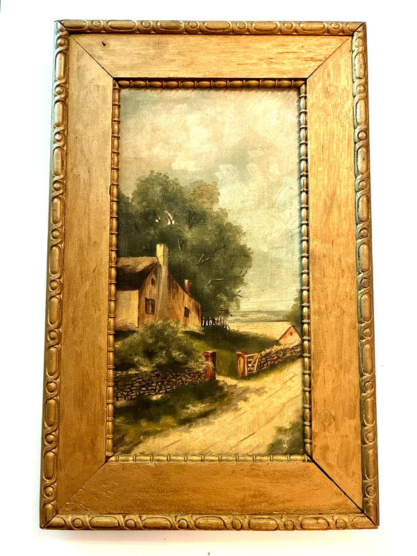 Vintage Landscape Oil Painting
