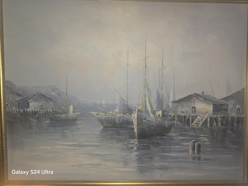 Fishing Boats On The Dock,