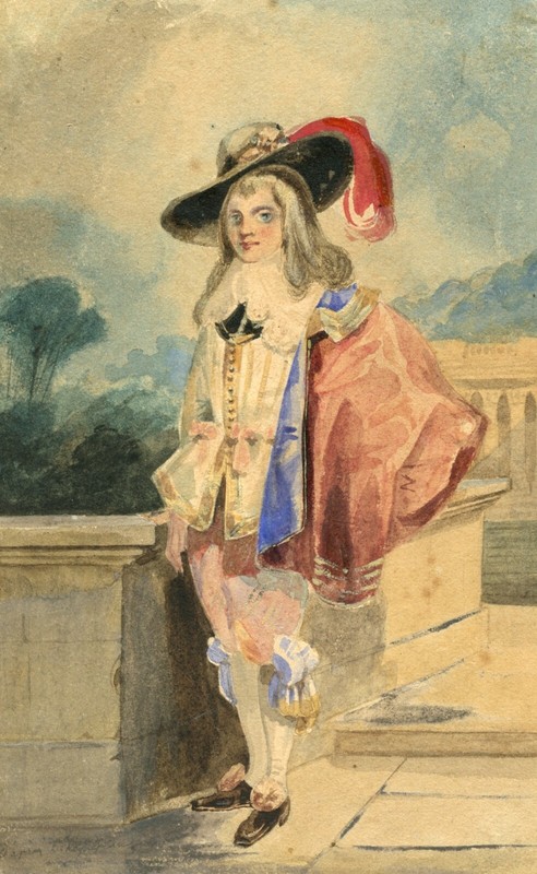 Dutch School ca. 1890: The Young Lord, Old Master Manner, Famous Collection