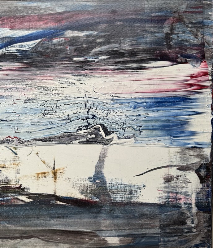 Original Abstract Composition, Oil Painting, Expressionism, 80.0 x 60.0 cm. gallery