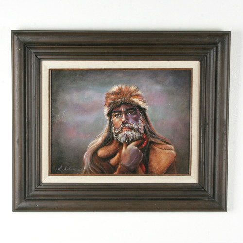 «Contemplation of a Storm» By Anthony Sidoni Signed Oil Painting 20 1/4″x24 1/4″