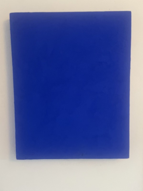 Yves Klein French Original Rare Artwork Canvas Art Blue Minimalist Monochrome gallery